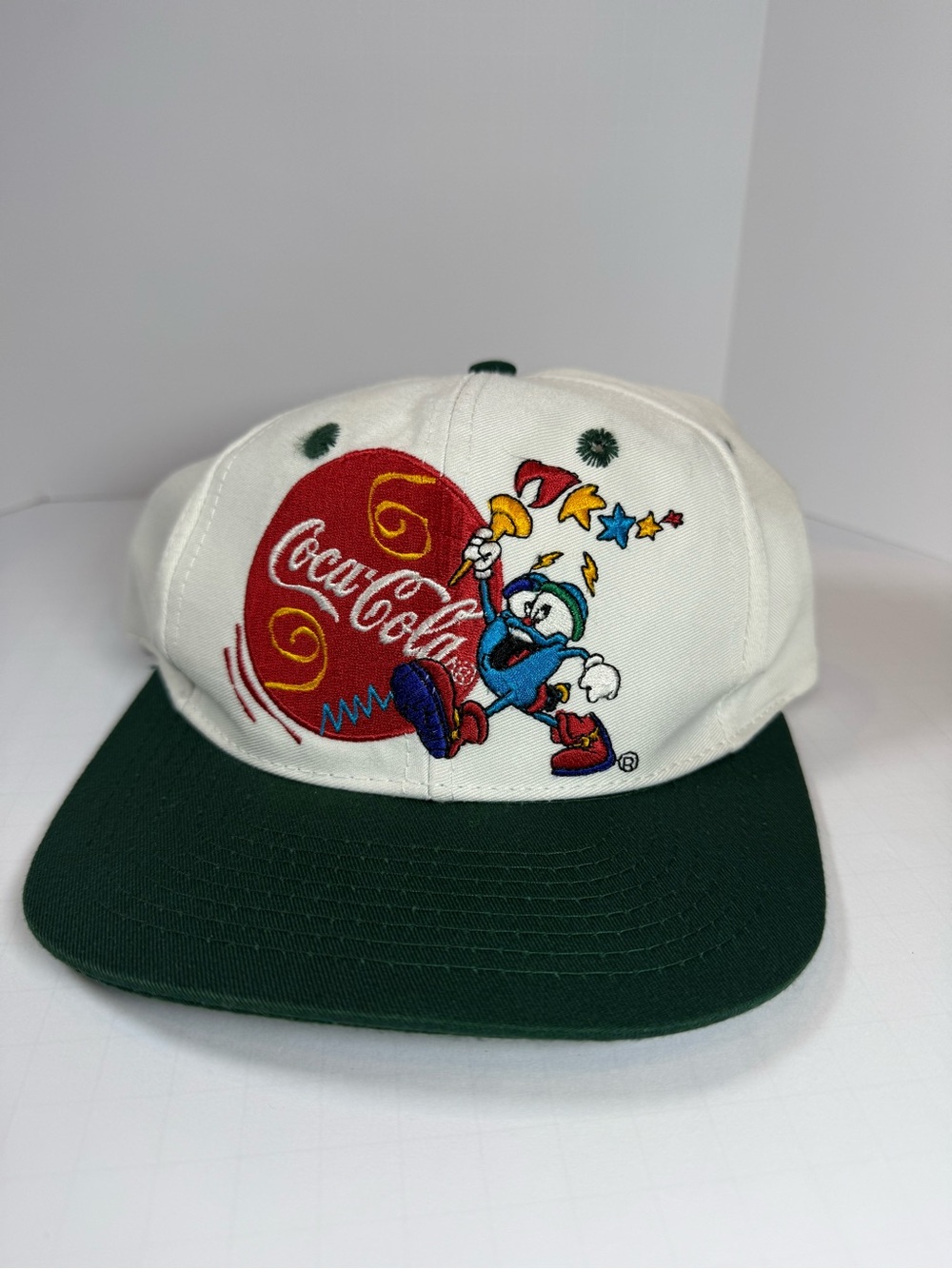 Coca Cola Izzy 1996 Atlanta Olympics Cap Hat Snapback Youth Vintage Embroidered